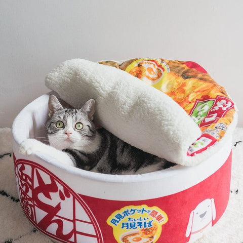 Japanese Soup Noodle Pet Bed (50cm Big size suitable for S-M size animals)
