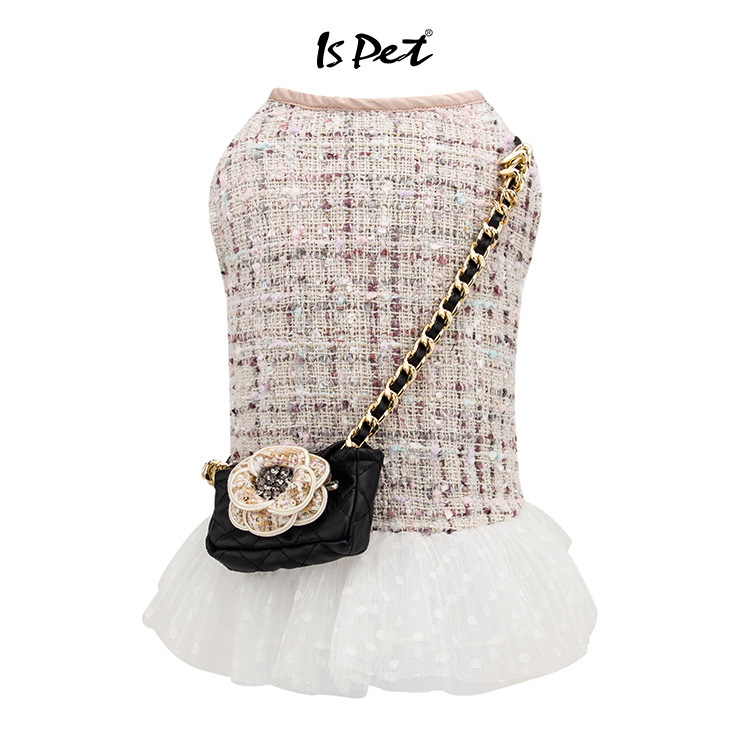 ISPET Little Chanel Tweed Dress for Pet