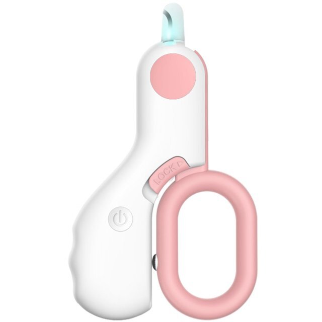 Professional Pet Nail Clipper LED Light Scissors