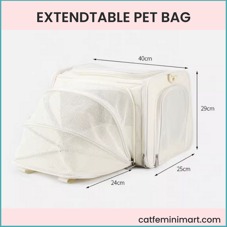 Extendable Fresh Air Pet Carrier Bag