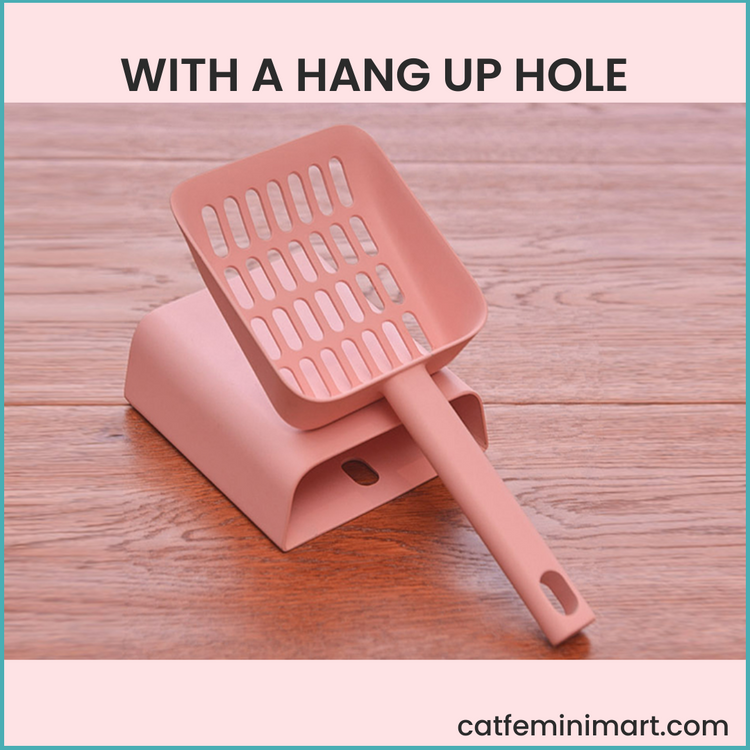 Cat Litter Cleaning Shovel Set - Scoop + Stand holder