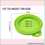 Silicone 3-in-1 size pet canned sealing lid cover