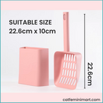 Cat Litter Cleaning Shovel Set - Scoop + Stand holder