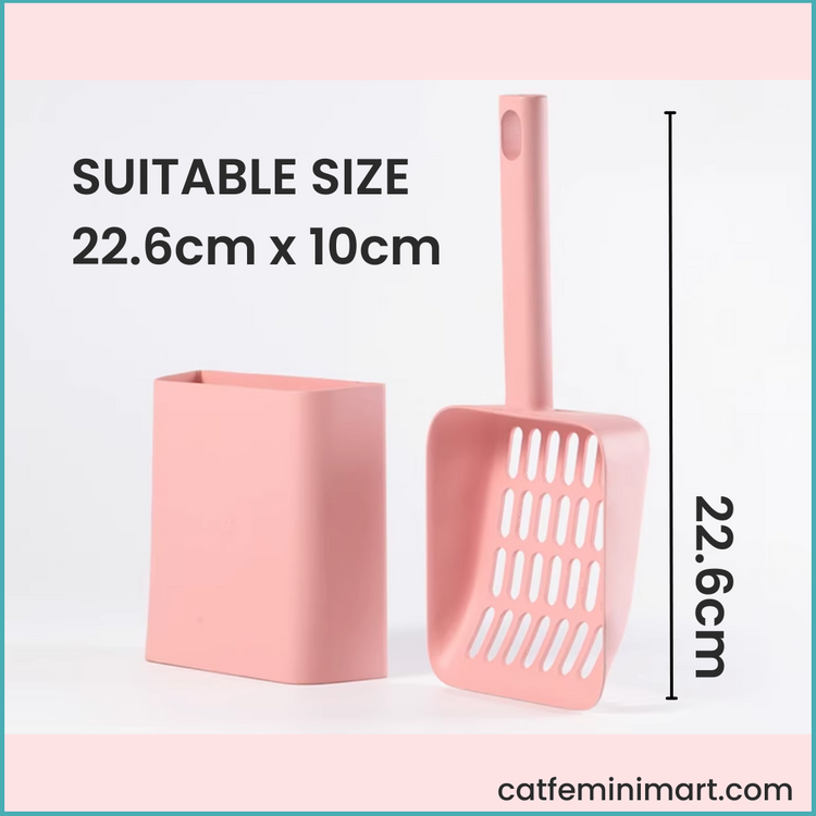 Cat Litter Cleaning Shovel Set - Scoop + Stand holder