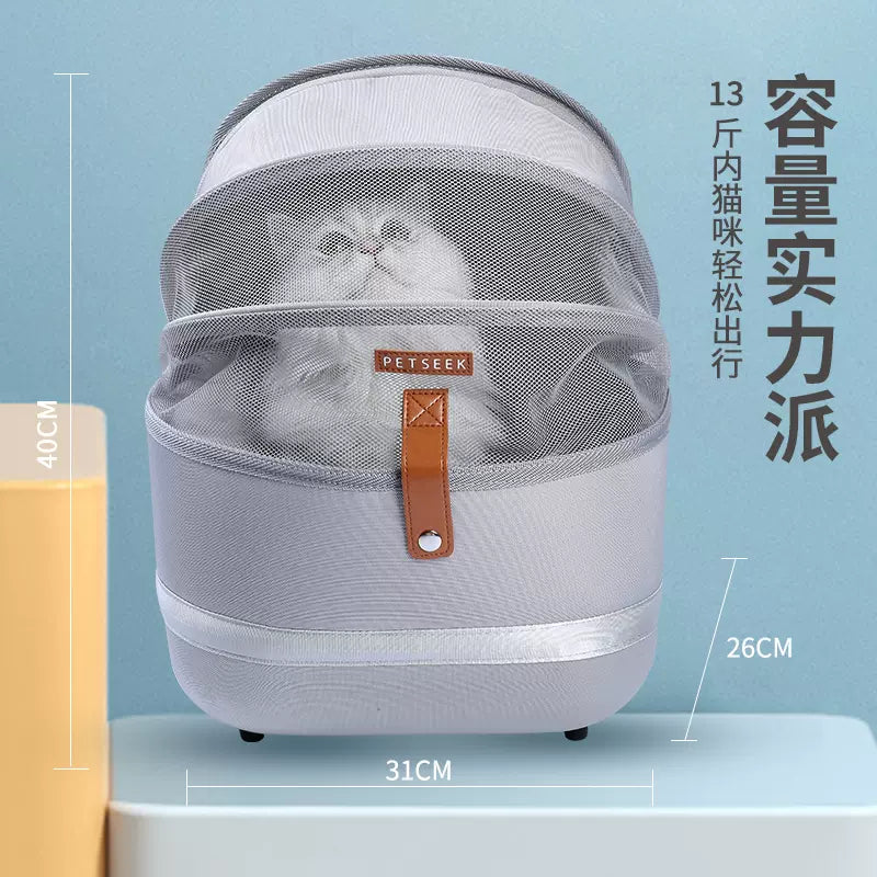 Big Space Capsule Backpack Cat Dog Pet Carrier