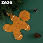 ZEZE Gingerbread Man Scratching Board