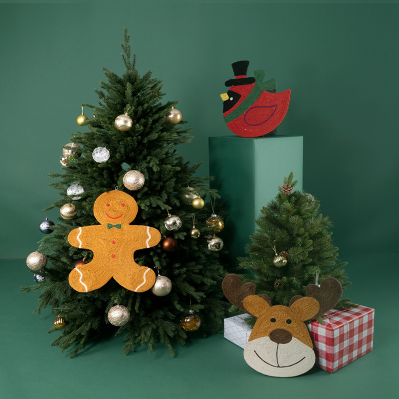 ZEZE Gingerbread Man Scratching Board