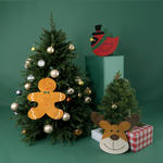 ZEZE Gingerbread Man Scratching Board