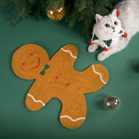 ZEZE Gingerbread Man Scratching Board