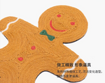 ZEZE Gingerbread Man Scratching Board