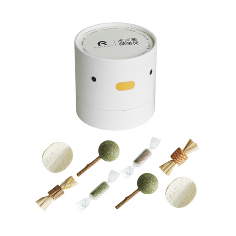 PURROOM Cat Catnip 8-in-1 Toy Set