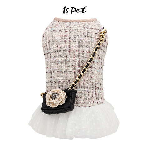 ISPET Little Chanel Tweed Dress for Pet