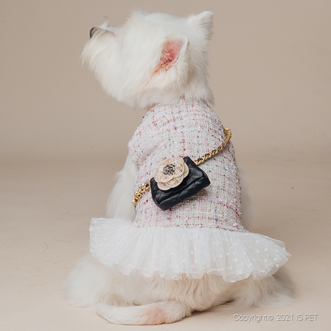 ISPET Little Chanel Tweed Dress for Pet