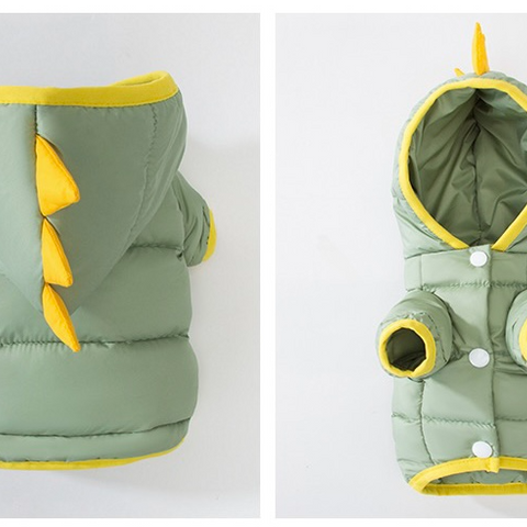 Funny Little Dinosaur Down Jacket
