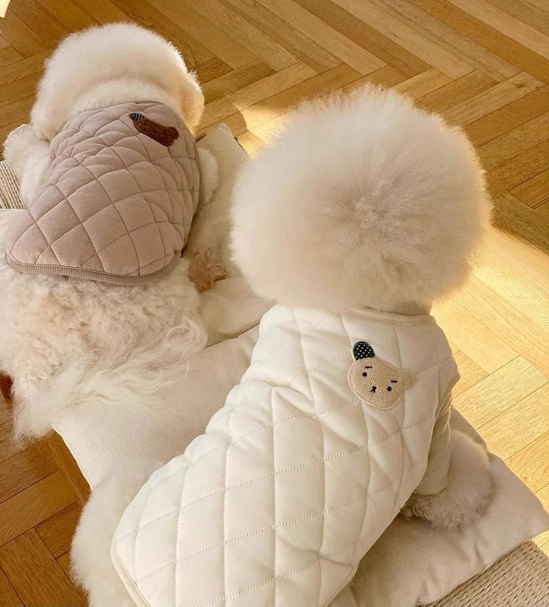Pet Plaid Cotton Jacket Vest