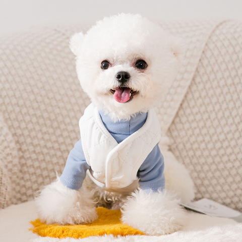 Pet Plaid Cotton Jacket Vest