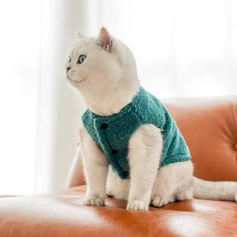 ZEZE Plush Pet Vest in multiple colors (Free size)
