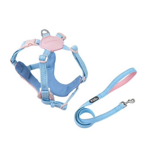 Retractable Dog Harness and Leash Set
