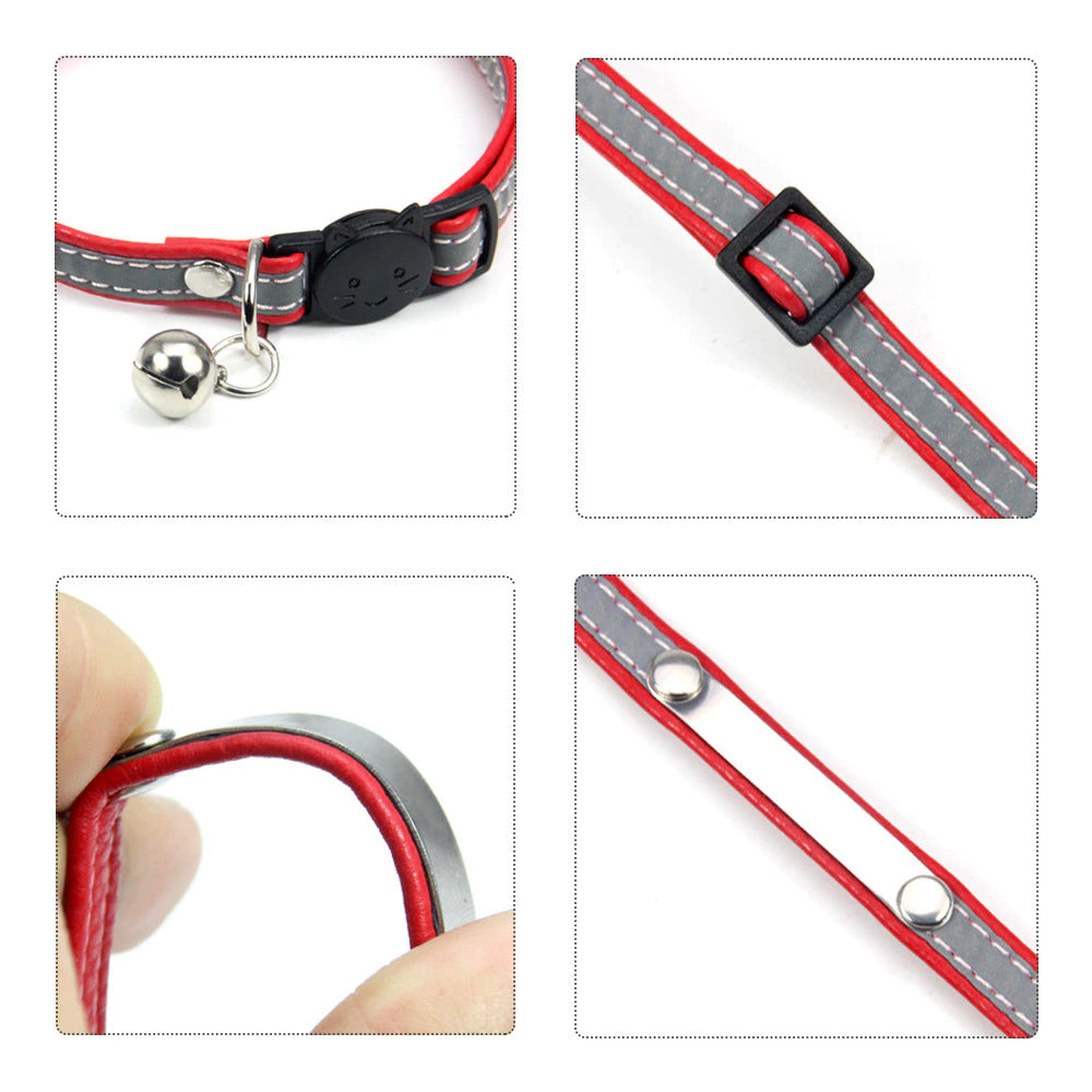 Adjustable Leather Collar Pet Collar (No Engraving)