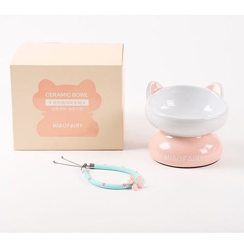 MiaoFairy Macaron Pet Ceramic Bowl